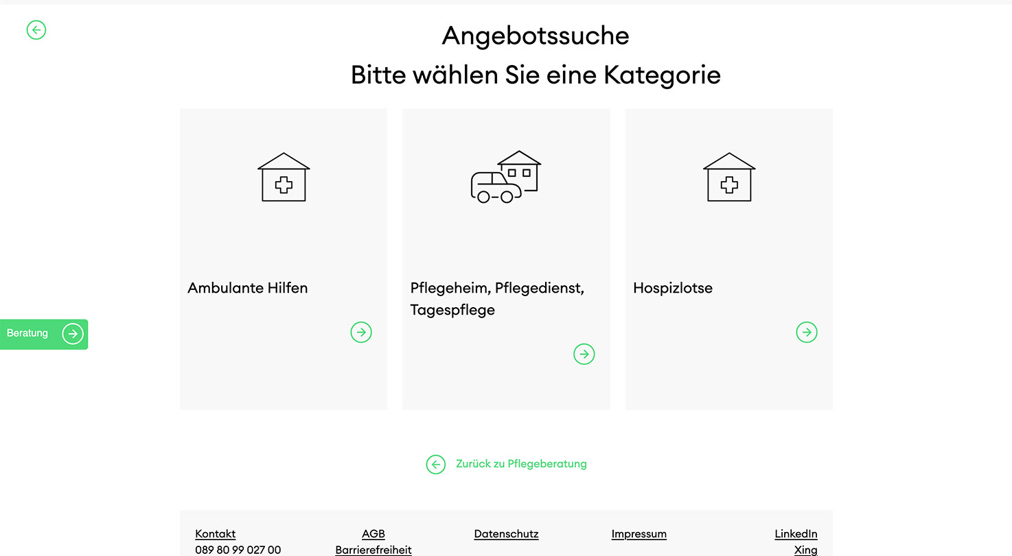Angebotssuche